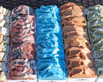 Goat Milk Soap, Handmade Scented Soap Bar for Men: Earthy, Woodsy Aromas