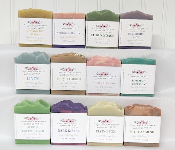 Goat Milk Artisan Bath Soap, Handmade cold process soap bar, Soap Gift, Handcrafted soap, Goat milk Soaps