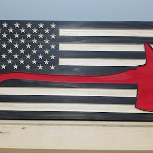 Axe flag dxf (cnc) and png (laser) files