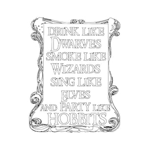 fantasy pub dxf file (for CNC or Laser Lightburn Software)