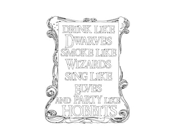 fantasy pub dxf file (for CNC or Laser Lightburn Software)