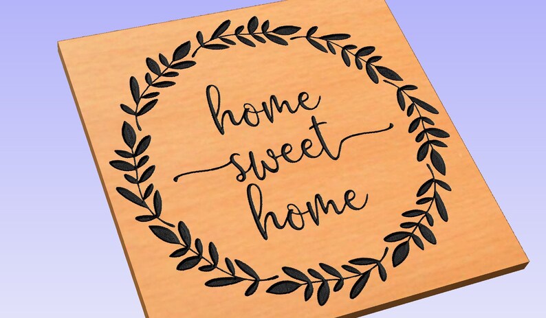 Home Sweet Home Dxf (for CNC or Laser Lightburn Software)cnc File Laser ...