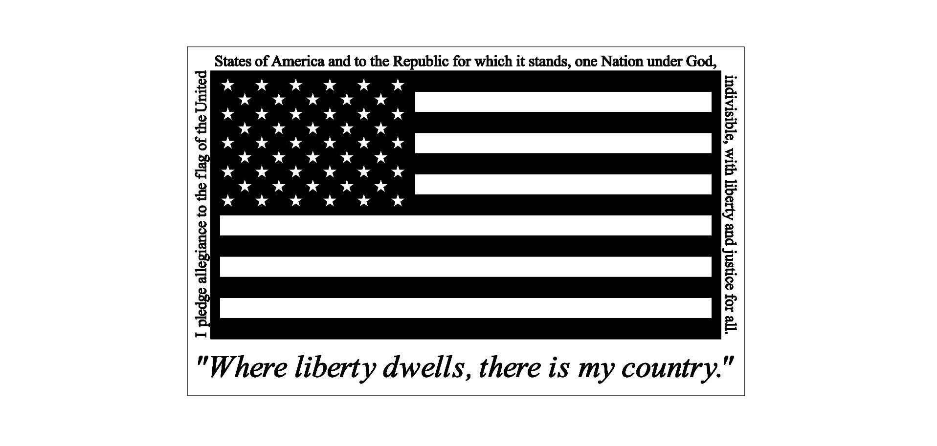 Black And White American Flag Upside Down Meaning