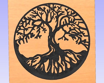 tree of life dxf cnc,  file