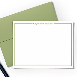Personalized Stationery: Custom Notecards for Men