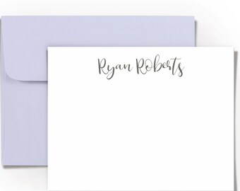 Personalized Stationery Note Card Set, Custom Thank You Cards