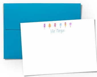 Personalized Stationery for Girls: Custom Note Cards, Thank You Cards