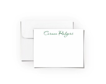 Personalized Note Cards, Stationary Set for Women, Custom Cards, Professional Stationery, Teen Girls Notes, Thank you Cards with Envelopes