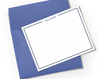 Personalized Stationery for Men, Personalized Thank you cards, Business Stationery, Custom Note cards for men, College Graduation Gift