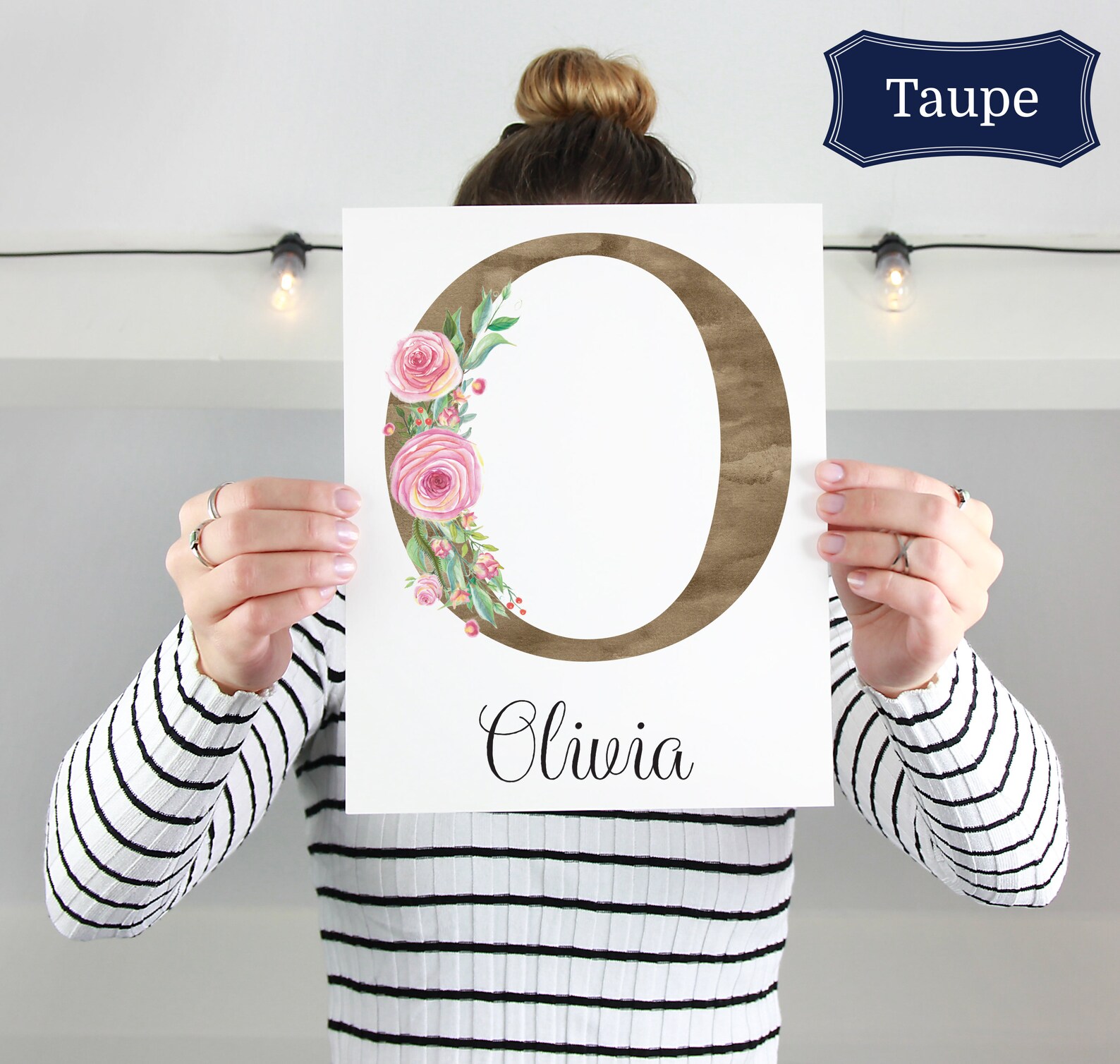 Baby Girl Personalized Gift UNFRAMED Nursery Art Girl's Etsy