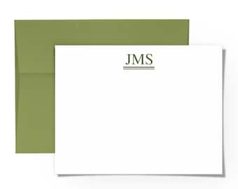 Personalized Stationery Note Card Set – Custom Name, Elegant Gift
