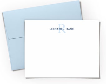 Personalized Stationery Note Card Set - Custom Professional Thank You Cards