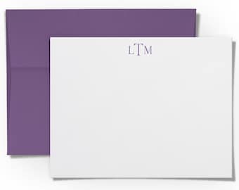 Personalized Stationery for Women, Monogram Note Cards for Ladies, Custom Monogram for girls, Stationary Gift for women, Thank You Cards