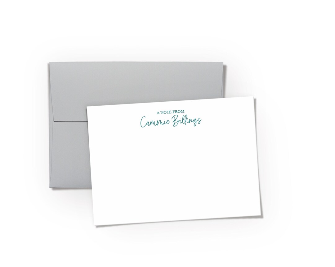 Personalized Note Card Set: Custom Stationery for Women - Etsy