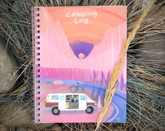 Camping Log - Van - includes 4 perforated postcards