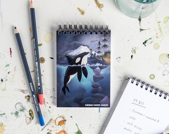 Reporters Notebook - Orca cover - blank notepad