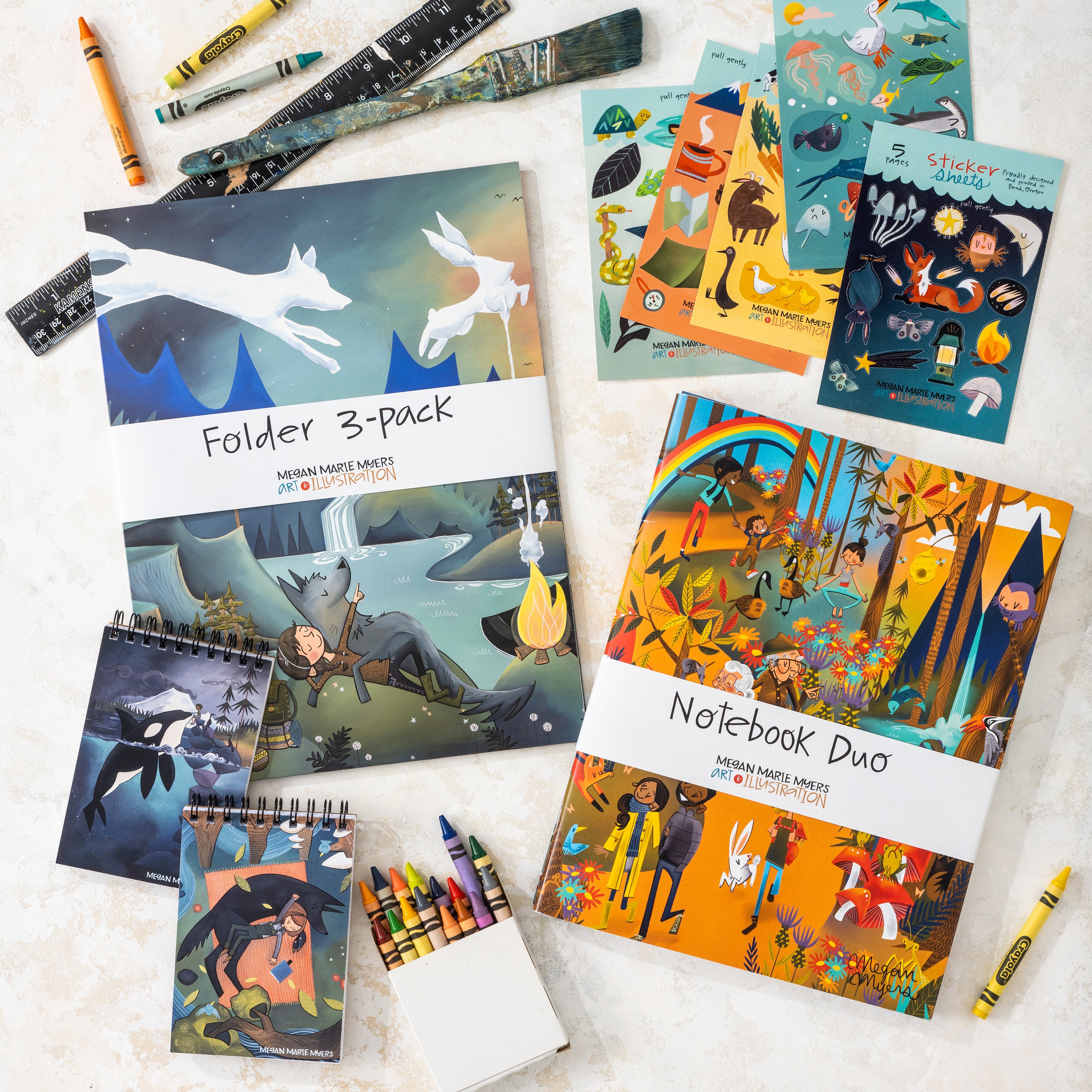 Pocket Folder 3 Pack - Fine Art Covers - Limited Edition - Etsy
