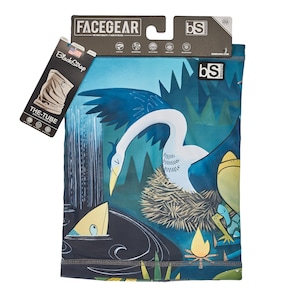 Adult Tube - Neck Gaiter - Heron Frog (Design 70)