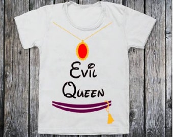 Evil Queen Costume Shirt SVG: Snow White Inspired Halloween Outfit (Digital File)