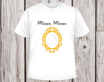 Snow White Costume Shirt SVG: Mirror Mirror Halloween Outfit (Digital Download)