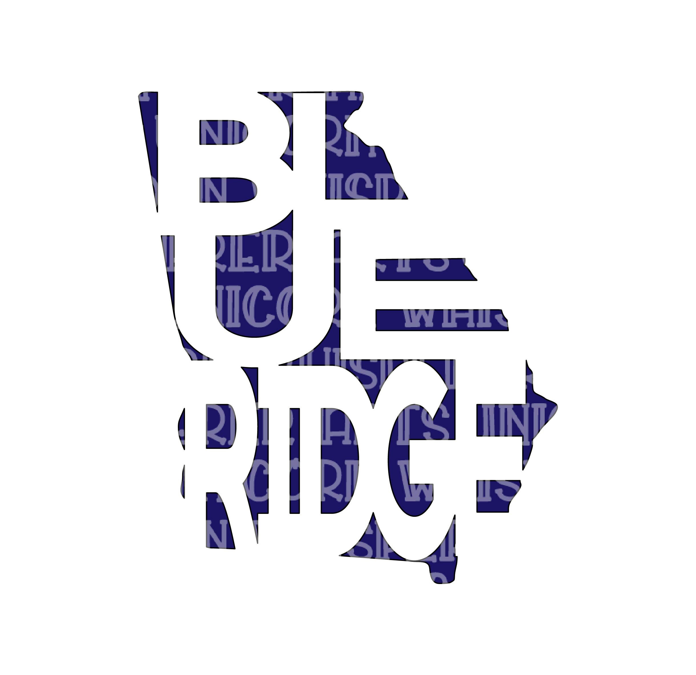 Blue Ridge Georgia State Outline SVG: North GA Mountains Cut File ...