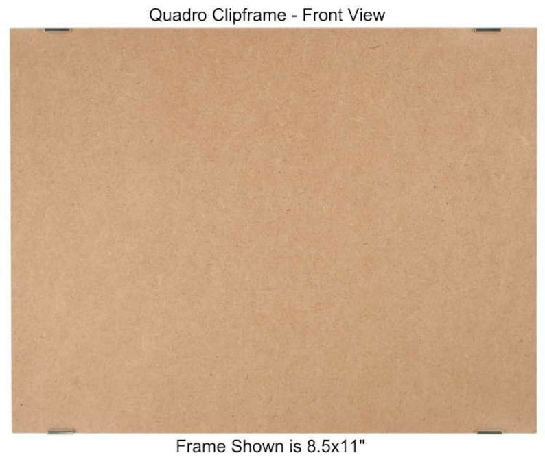 8.5x11 inch Clip Frames