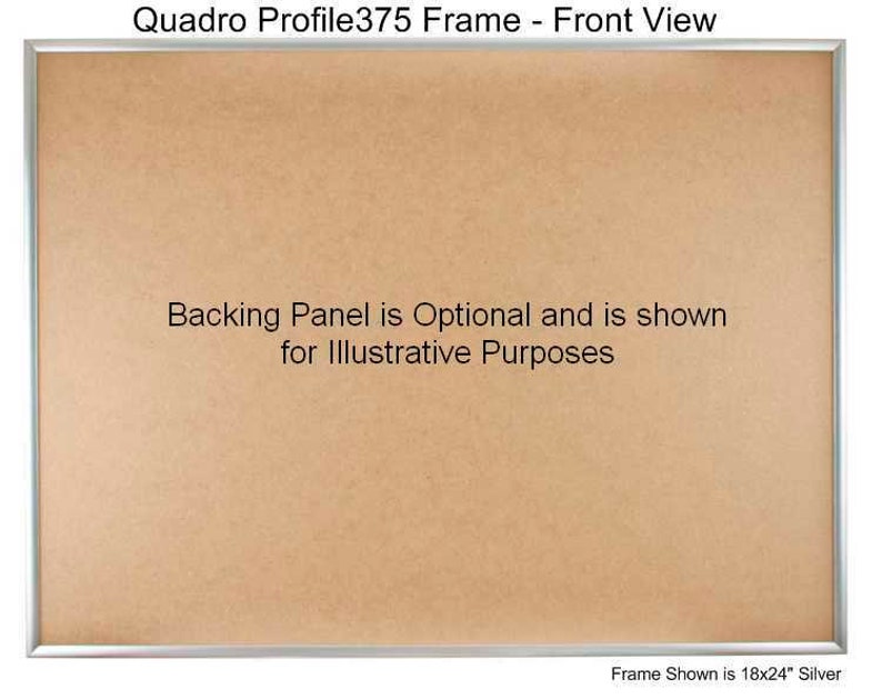 Quadro Frames 9x24 inch Picture Frame Style P375-38 inch Wide Molding