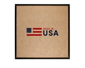 Quadro Frames 9x11 Picture Frame Kit – Style P375, 3/8" Wide Molding, MDF/Glass, USA Made