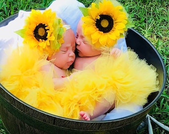 Sunflower Tutu Set