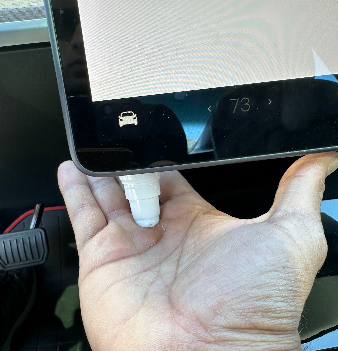 Tesla Model 3/Y/X hand sanitizer accessory