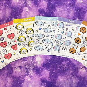 BT21 Paper Sticker Sheets