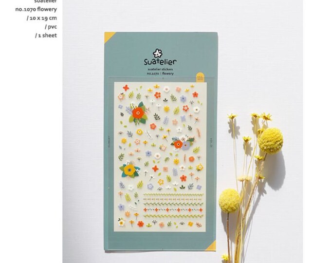 Suatelier no.1021 Toy Soldiers London Stickers Sticker Sheet Korean Stationery