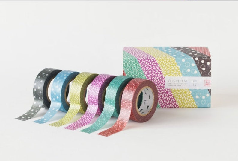 MT 2018SS deco midorinezu Washi Tape MT01D412-7 Wamon set masking tape planner accessories Made in Japan