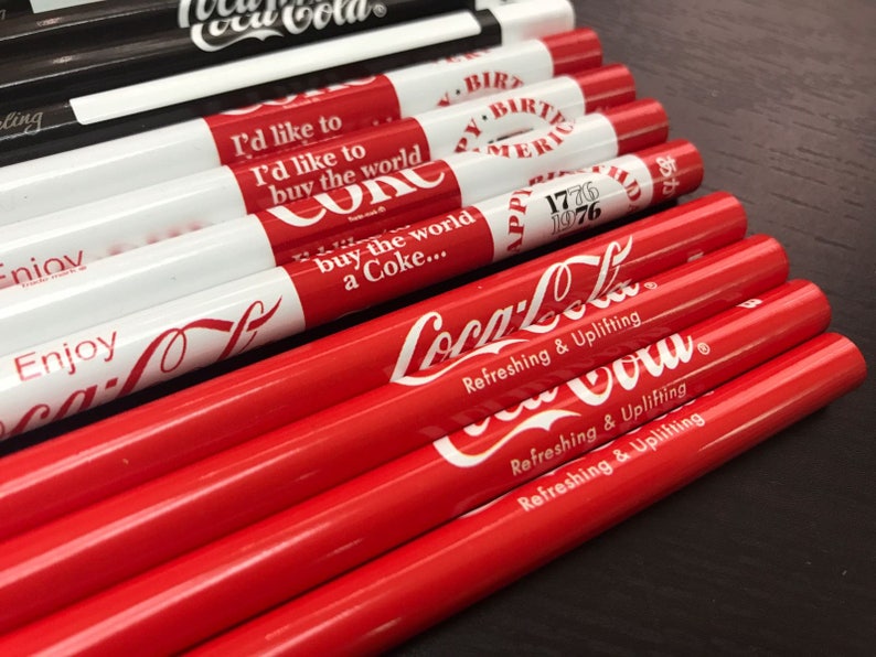 Japan Pencil Coca-Cola Coke collections Limited edition Made in Japan 4 style 4 pencils total 4 pencils