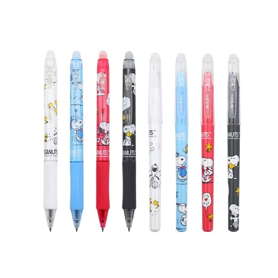 Japan Snoopy X Pilot Frixion Erasable 3 Color Ballpoint Pen Pens Markers Papercraft Kromasol Com