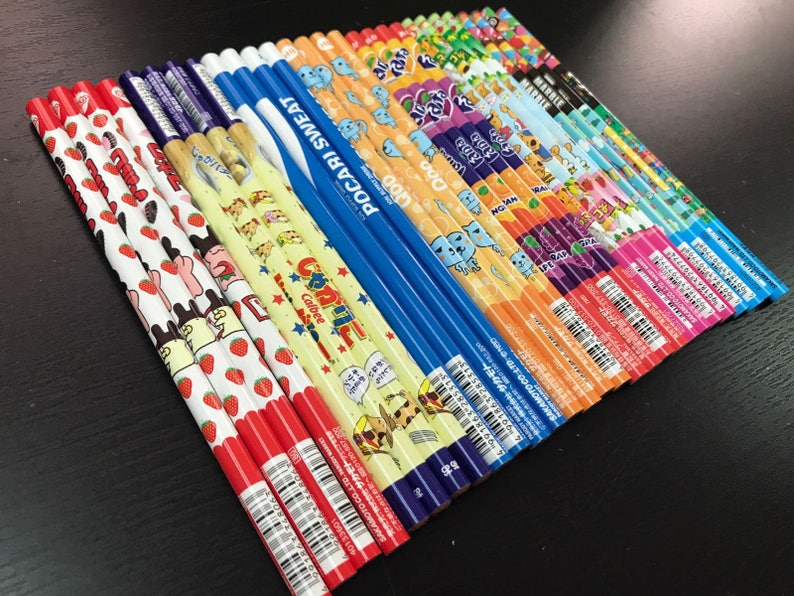 Japan Pencil Candy and Drinks collections Limited edition Made in Japan 7 style 7 pencils