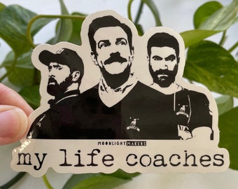 My Life Coaches, Bumper Sticker, Car Sticker, Vinyl, Bike Sticker, Weatherproof, Die Cut