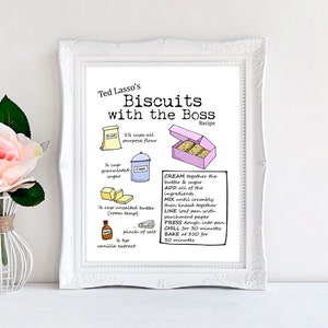 Biscuits With The Boss Wall Art Print - 8"x10"