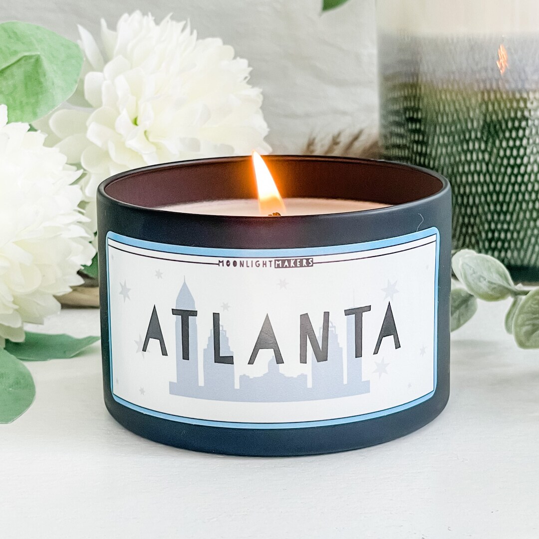 Atlanta Candle, Atlanta Skyline 100 Natural Soy Wax Scented Candle