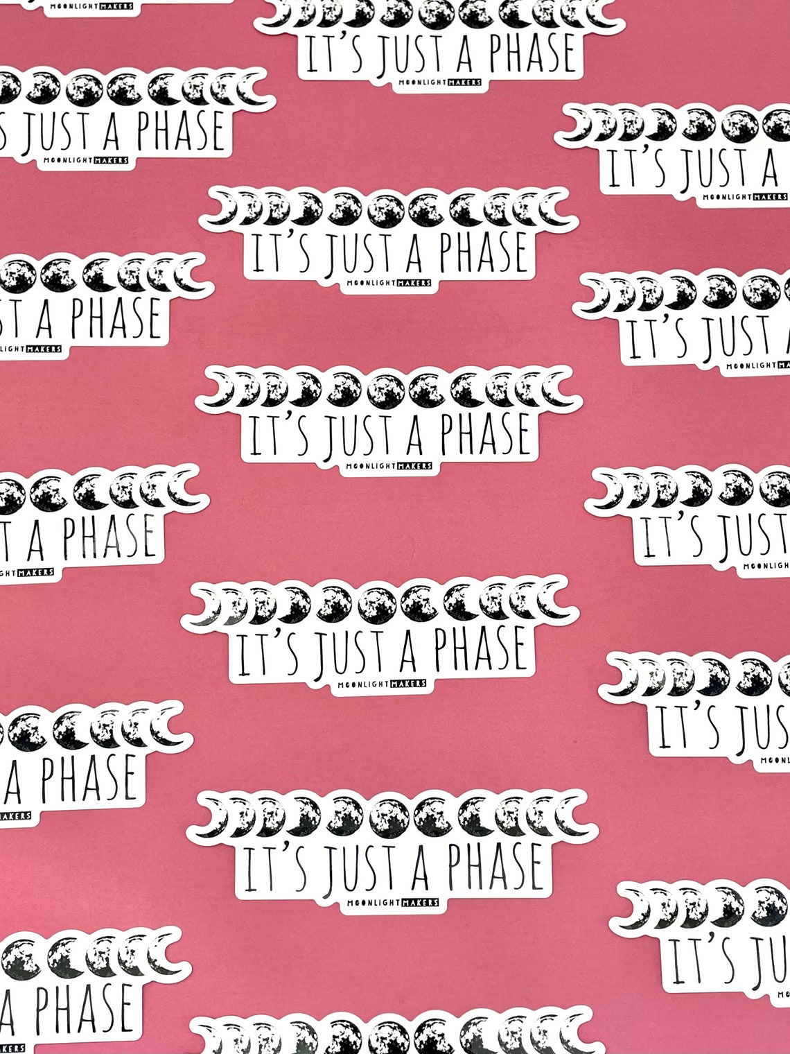 It's Just a Phase Bumper Sticker Car Sticker Vinyl - Etsy