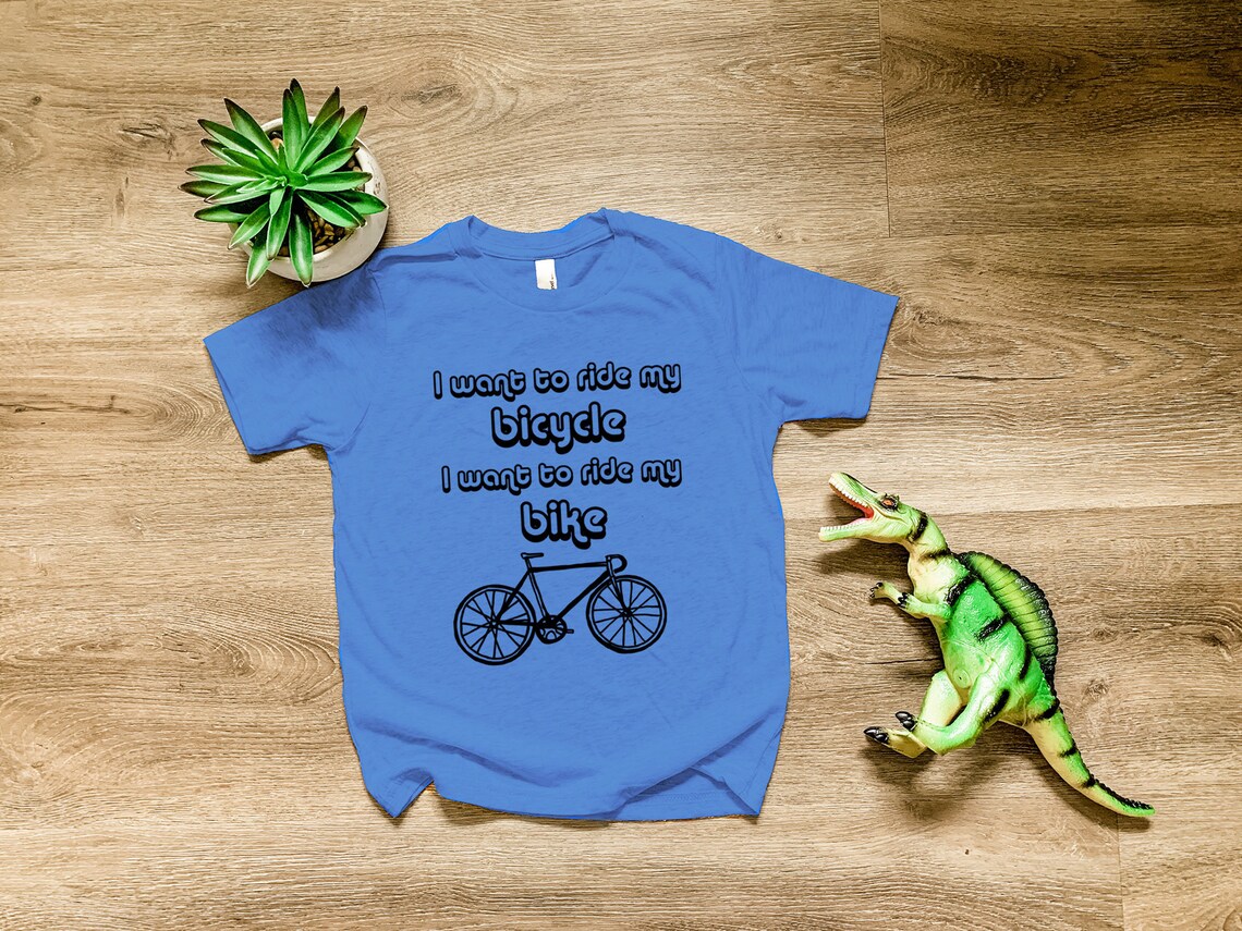I Want To Ride My Bicycle/ Bike/ Queen Kids Triblend Etsy