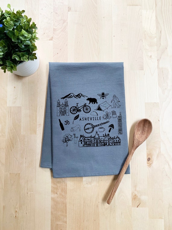 Farmhouse Dish Towel, Funny Kitchen Dish Towel