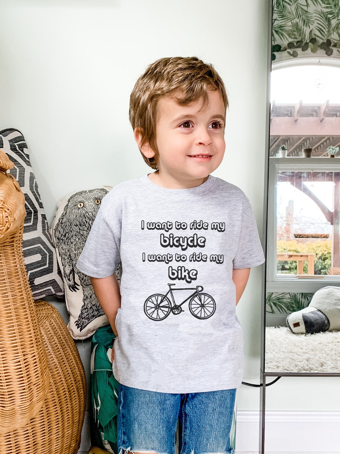 I Want To Ride My Bicycle/ Bike/ Queen Funny Kids Tee Etsy