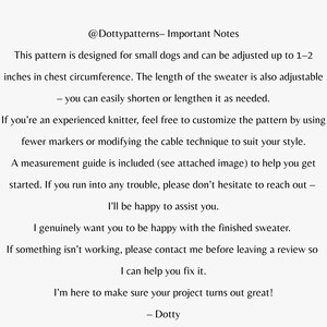 Oatmeal Dog Sweater Knitting Pattern, Top Down Dog Jumper PDF, Small Medium Large Sizes, Knit Dog Clothes, Pet Sweater Pattern image 6