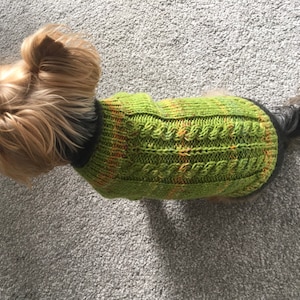 Knitting Pattern Plum Dog Sweater - Etsy