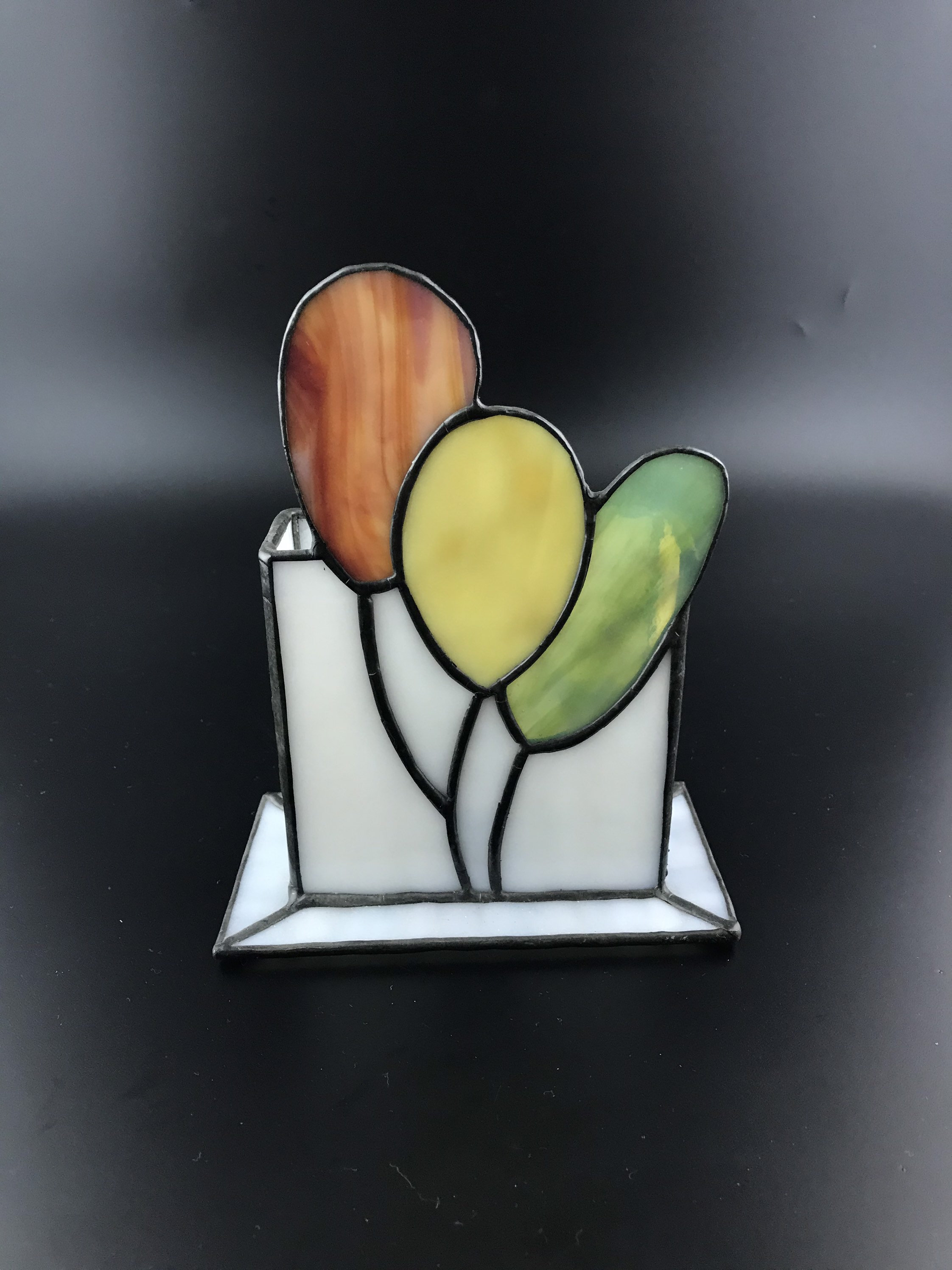 Stained Glass Pencil Holder Stained Glass Paper Holder Table Decoration