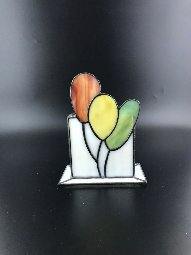 Stained Glass Pencil Holder Stained Glass Paper Holder Table Decoration