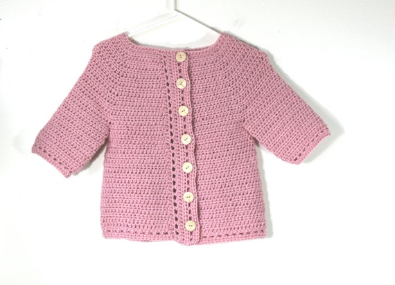pink rose brand cardigan