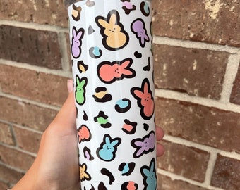Easter Tumbler l Peeps Tumbler l Bunny Tumbler l Kids Easter Cup l Mommy And Me Easter Tumblers l Matching Tumbler