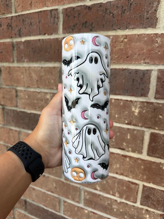 Ghost Tumbler l Spooky Vibes Tumbler l Spooky Vibes Web Tumbler l Halloween Tumbler l Spooky Vibes Cup l Spooky Vibes Ghost Cup